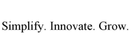 Mark drawing for SIMPLIFY. INNOVATE. GROW.