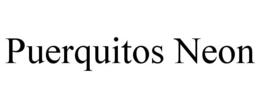 Mark drawing for PUERQUITOS NEON