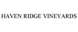 Mark drawing for HAVEN RIDGE VINEYARDS
