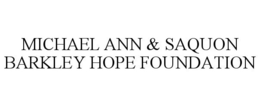 Mark drawing for MICHAEL ANN & SAQUON BARKLEY HOPE FOUNDATION