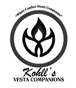 Mark drawing for "WHERE COMFORT MEETS COMPASSION" KOHLL'S VESTA COMPANIONS