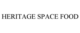 Mark drawing for HERITAGE SPACE FOOD