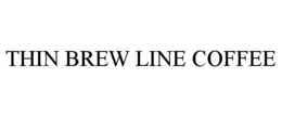 Mark drawing for THIN BREW LINE COFFEE
