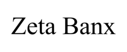 Mark drawing for ZETA BANX