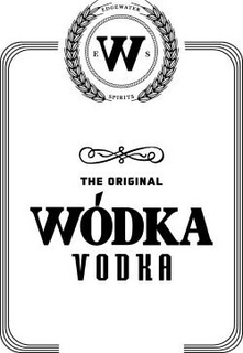 Mark drawing for EWS EDGEWATER SPIRITS THE ORIGINAL WODKA VODKA