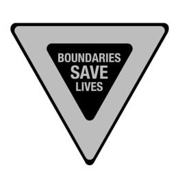 Mark drawing for BOUNDARIES SAVE LIVES