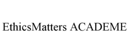 Mark drawing for ETHICSMATTERS ACADEME