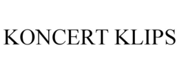 Mark drawing for KONCERT KLIPS