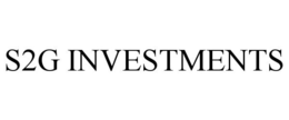 Mark drawing for S2G INVESTMENTS