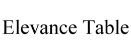 Mark drawing for ELEVANCE TABLE
