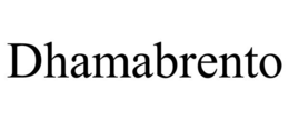 Mark drawing for DHAMABRENTO