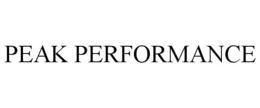 Mark drawing for PEAK PERFORMANCE