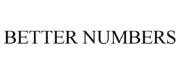 Mark drawing for BETTER NUMBERS