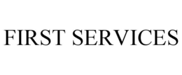 Mark drawing for FIRST SERVICES