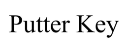 Mark drawing for PUTTER KEY