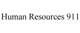 Mark drawing for HUMAN RESOURCES 911