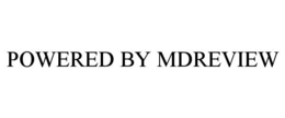 Mark drawing for POWERED BY MDREVIEW
