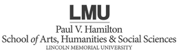 Mark drawing for LMU PAUL V. HAMILTON SCHOOL OF ARTS, HUMANITIES & SOCIAL SCIENCES LINCOLN MEMORIAL UNIVERSITY