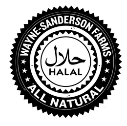 Mark drawing for WAYNE-SANDERSON FARMS ALL NATURAL HALAL