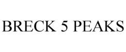 Mark drawing for BRECK 5 PEAKS
