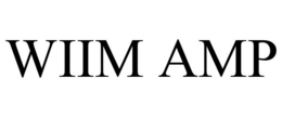 Mark drawing for WIIM AMP