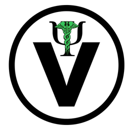 Mark drawing for V