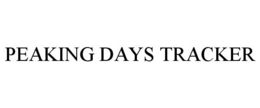 Mark drawing for PEAKING DAYS TRACKER