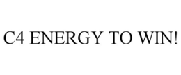 Mark drawing for C4 ENERGY TO WIN!