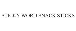 Mark drawing for STICKY WORD SNACK STICKS