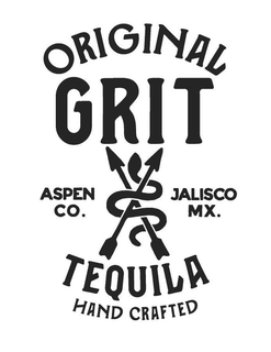 Mark drawing for ORIGINAL GRIT ASPEN CO. JALISCO MX. TEQUILA HAND CRAFTED