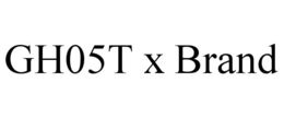 Mark drawing for GH05T X BRAND