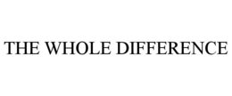 Mark drawing for THE WHOLE DIFFERENCE