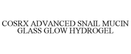 Mark drawing for COSRX ADVANCED SNAIL MUCIN GLASS GLOW HYDROGEL