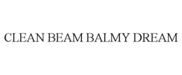 Mark drawing for CLEAN BEAM BALMY DREAM