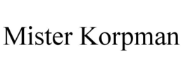 Mark drawing for MISTER KORPMAN