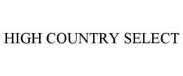 Mark drawing for HIGH COUNTRY SELECT