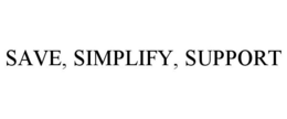 Mark drawing for SAVE, SIMPLIFY, SUPPORT