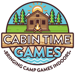 Mark drawing for CABIN TIME GAMES BRINGING CAMP GAMES INDOORS