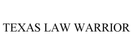 Mark drawing for TEXAS LAW WARRIOR