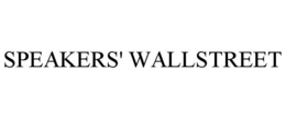 Mark drawing for SPEAKERS' WALLSTREET