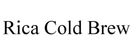 Mark drawing for RICA COLD BREW