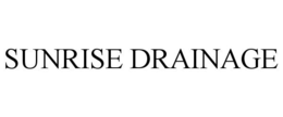 Mark drawing for SUNRISE DRAINAGE