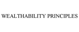 Mark drawing for WEALTHABILITY PRINCIPLES