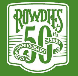 Mark drawing for ROWDIES 50TH ANNIVERSARY 1975 2025