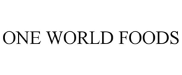 Mark drawing for ONE WORLD FOODS