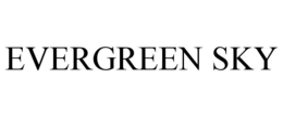 Mark drawing for EVERGREEN SKY