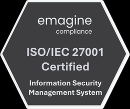Mark drawing for EMAGINE COMPLIANCE ISO IEC 27001 CERTIFIED INFORMATION SECURITY MANAGEMENT SYSTEM