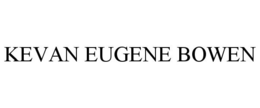 Mark drawing for KEVAN EUGENE BOWEN