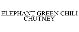 Mark drawing for ELEPHANT GREEN CHILI CHUTNEY