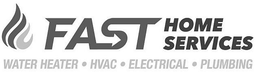 Mark drawing for FAST HOME SERVICES WATER HEATER · HVAC · ELECTRICAL · PLUMBING